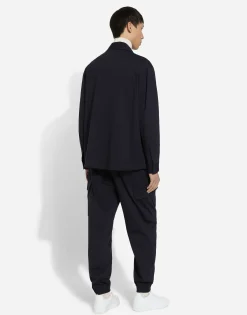 Cashmere and silk turtle-neck sweater