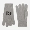 Cashmere gloves with DG logo