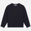 Cashmere round-neck sweater with DG logo embroidery