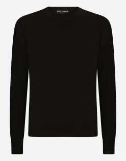 Cashmere round-neck sweater