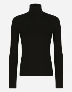 Cashmere turtle-neck sweater