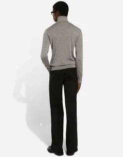 Cashmere turtle-neck sweater
