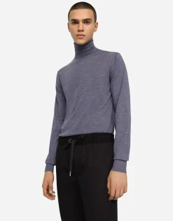 Cashmere turtle-neck sweater