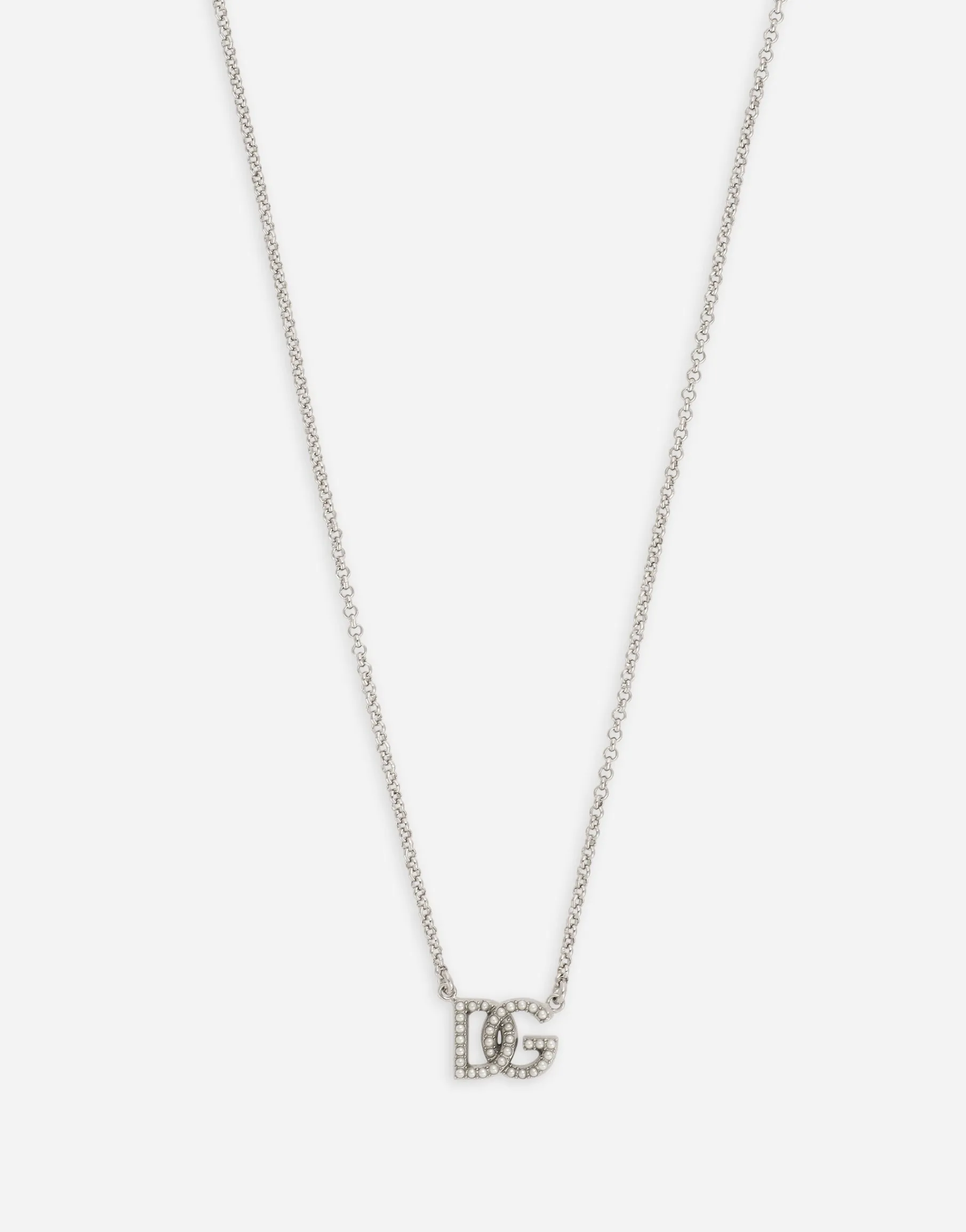 Chain necklace with DG logo