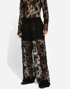 Chantilly lace pajama pants