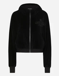 Chenille cotton hoodie
