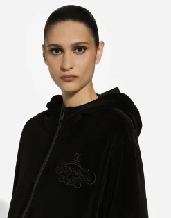 Chenille cotton hoodie