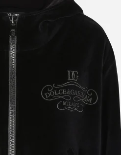 Chenille cotton hoodie