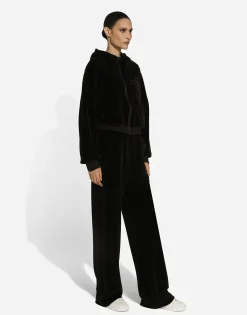 Chenille cotton hoodie