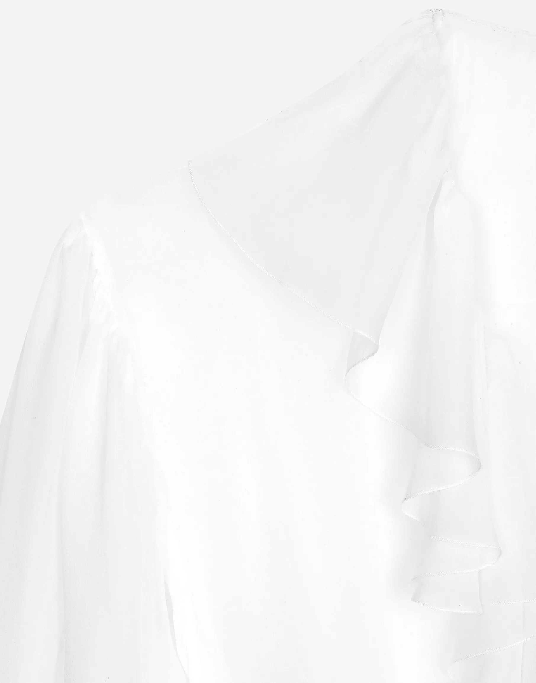 Chiffon blouse with ruffles