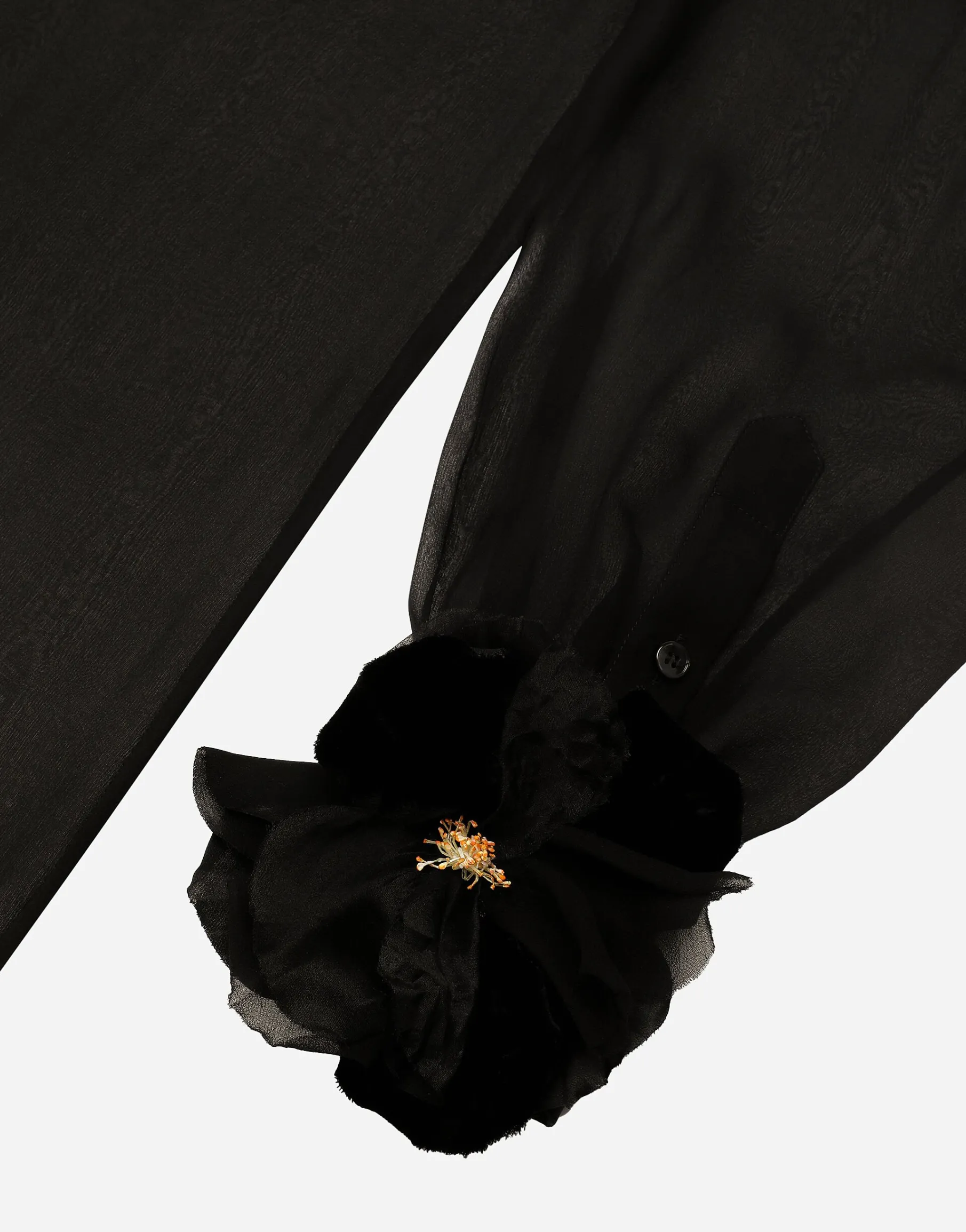 Chiffon pussy-bow shirt