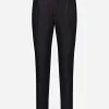 Chino jeans with pleats