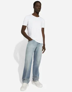 Classic blue denim jeans