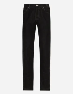 Classic denim jeans with logo tag