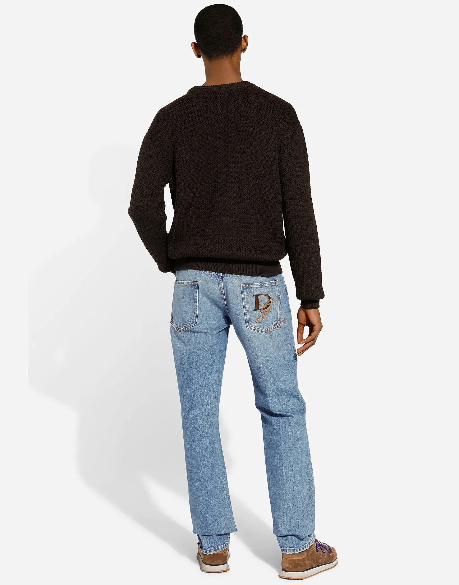 Classic jeans with DG embroidery