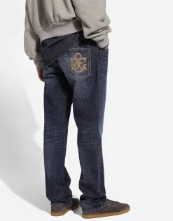 Classic jeans with DG embroidery