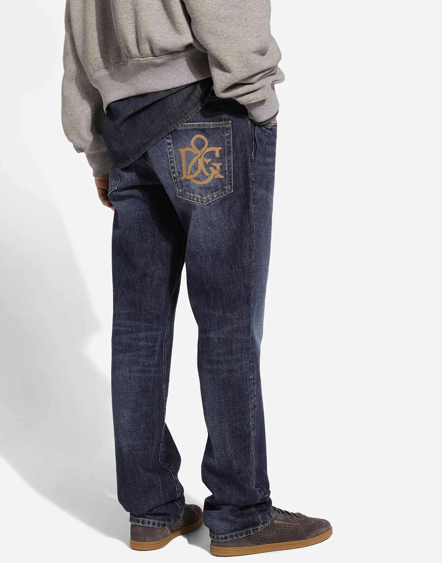 Classic jeans with DG embroidery