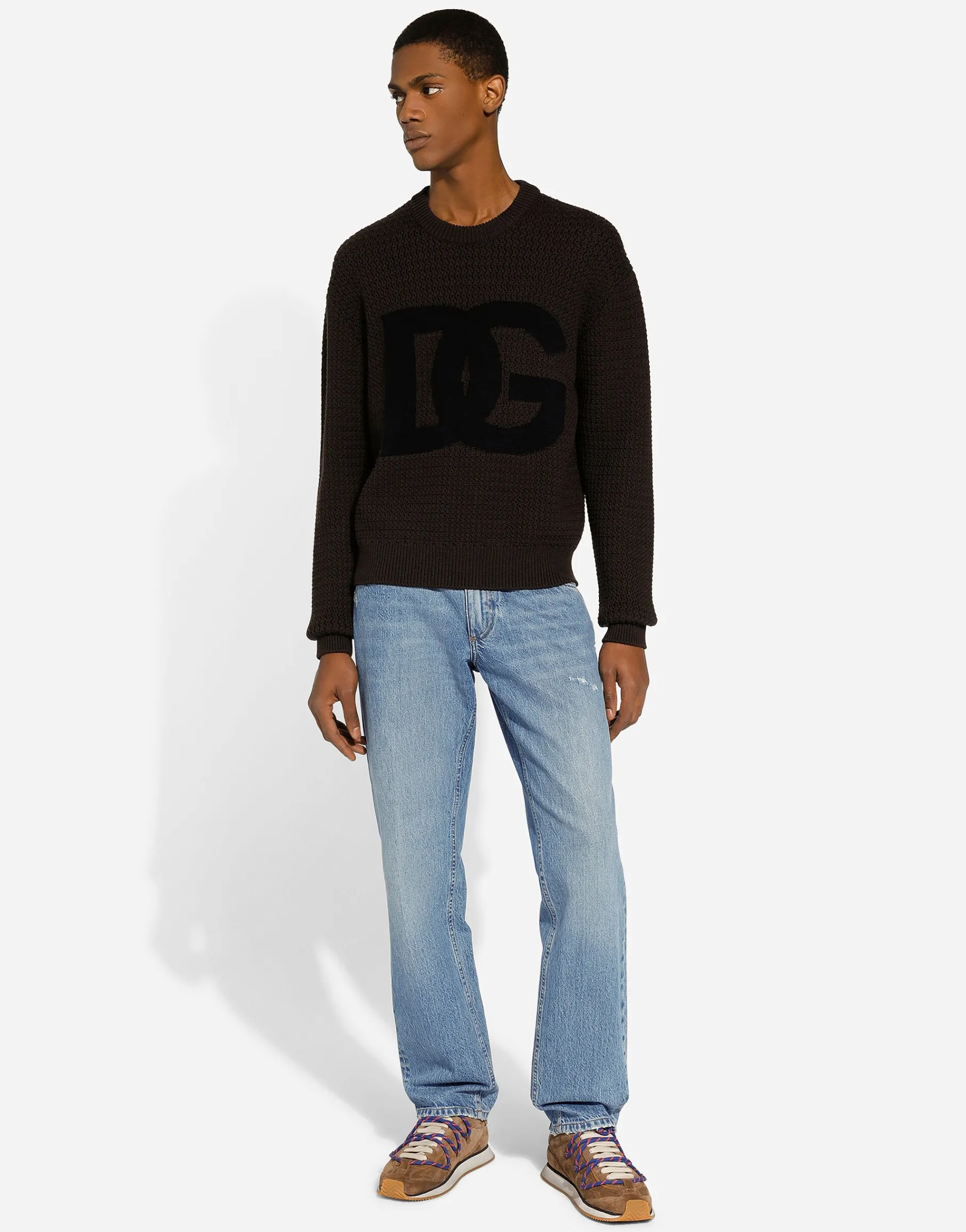 Classic jeans with DG embroidery