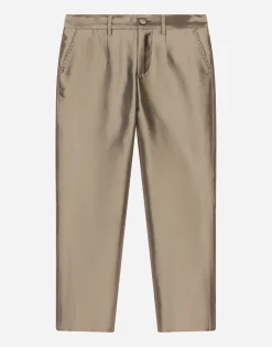 Classic mikado silk pants