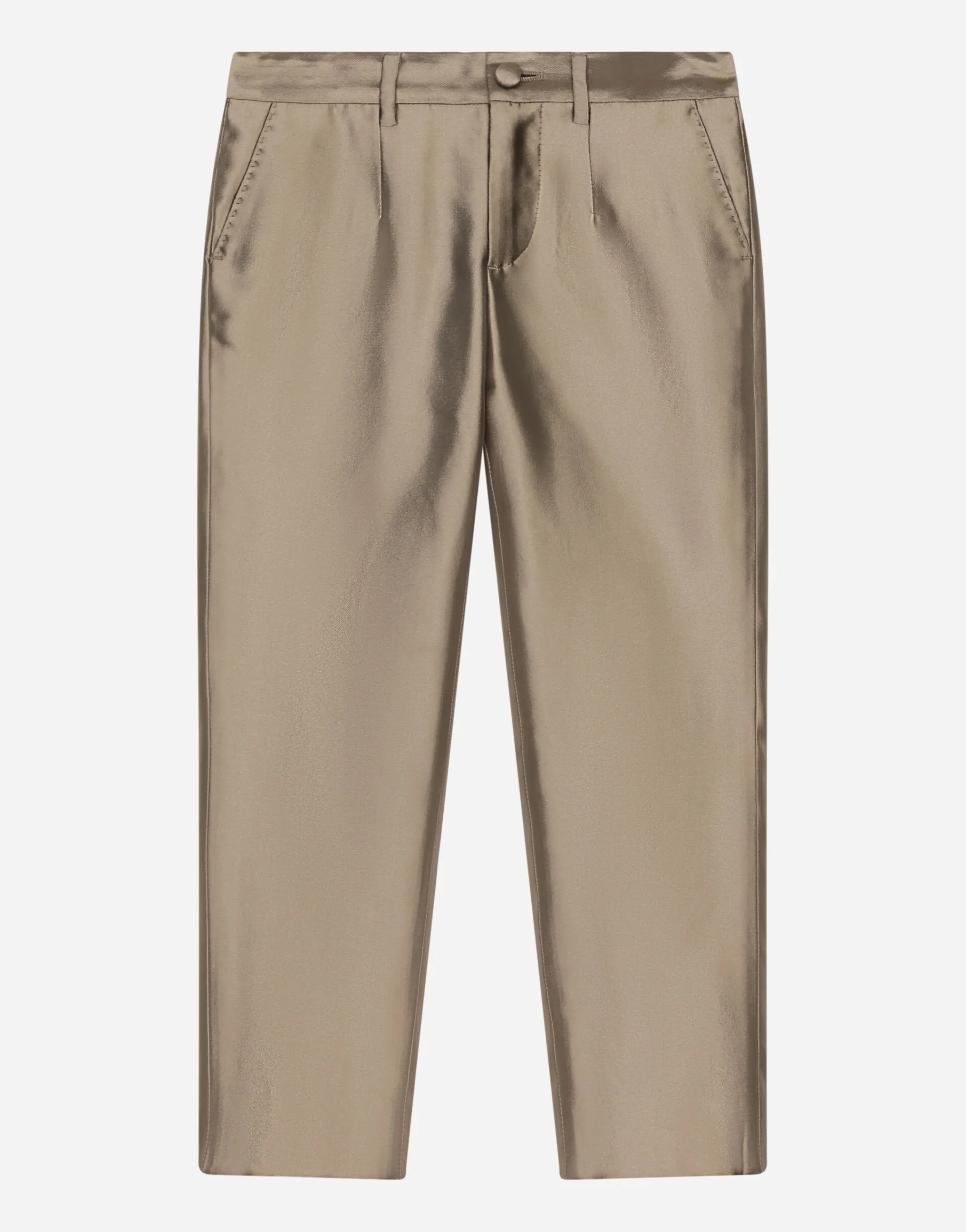 Classic mikado silk pants