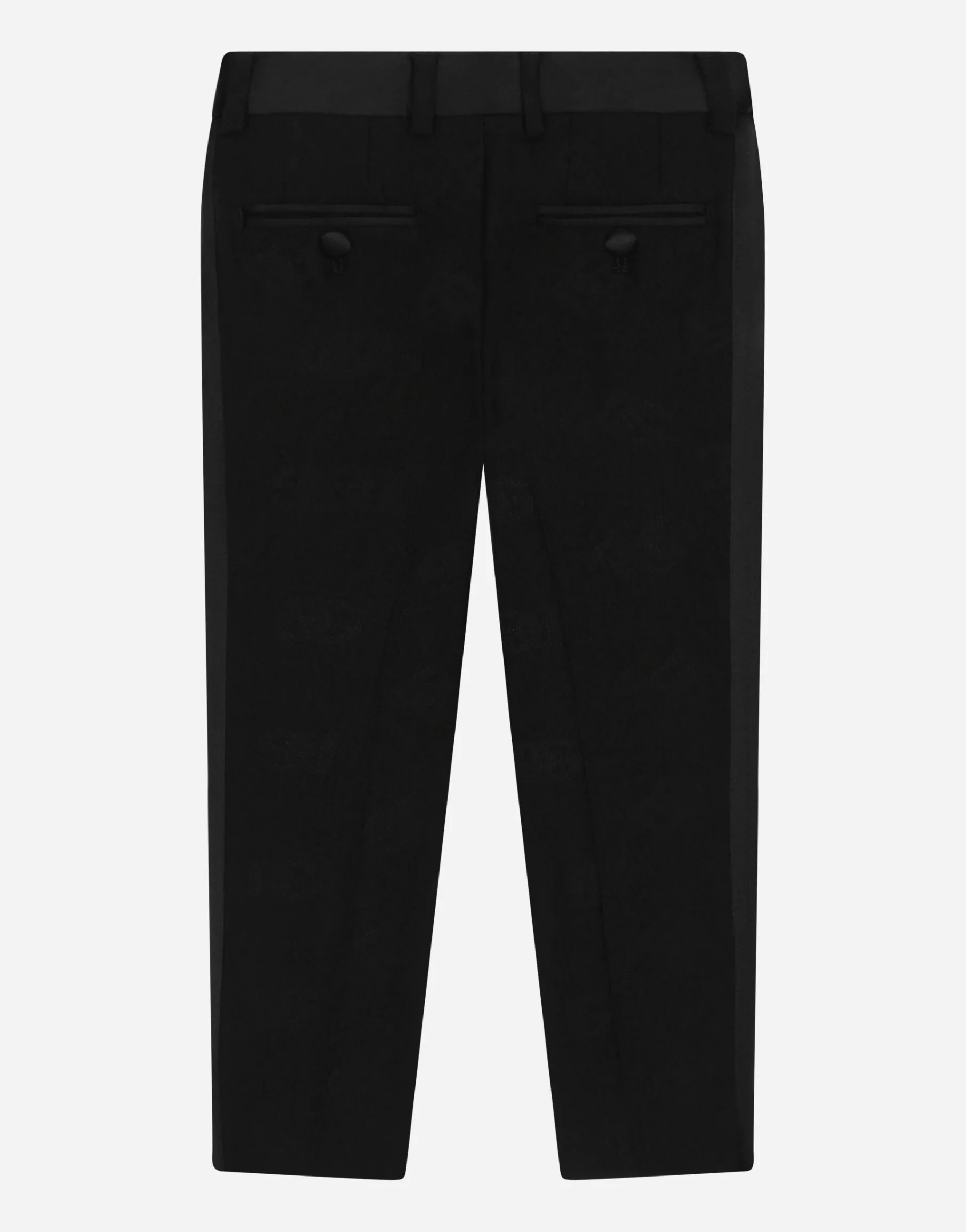 Classic wool jacquard trousers with DG logo