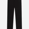 Classic woolen pants with duchesse inserts
