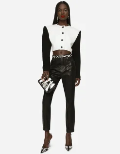 Coated denim Grace jeans