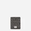 Coated jacquard bifold card holder