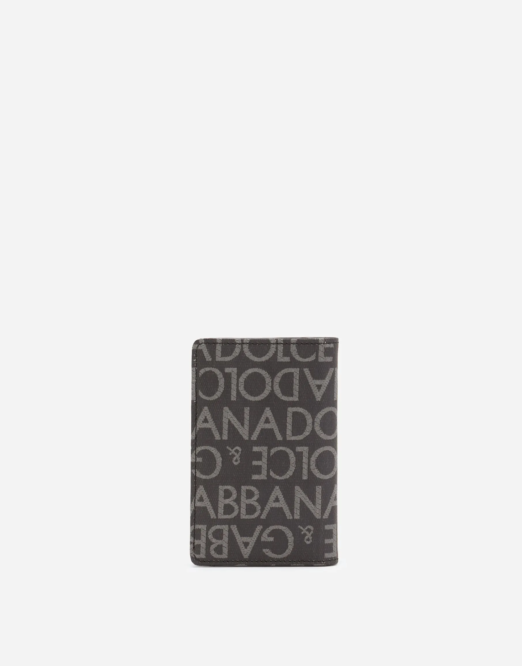 Coated jacquard bifold card holder