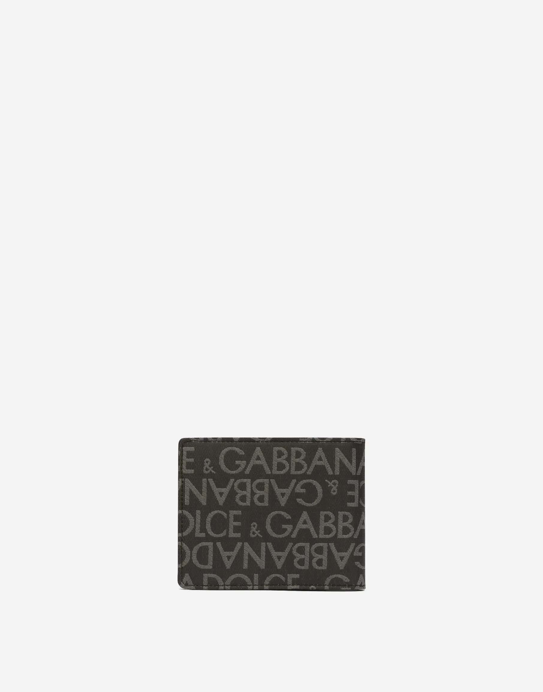 Coated jacquard bifold wallet