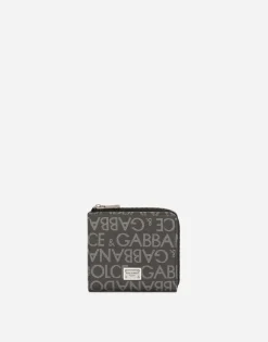 Coated jacquard card holder