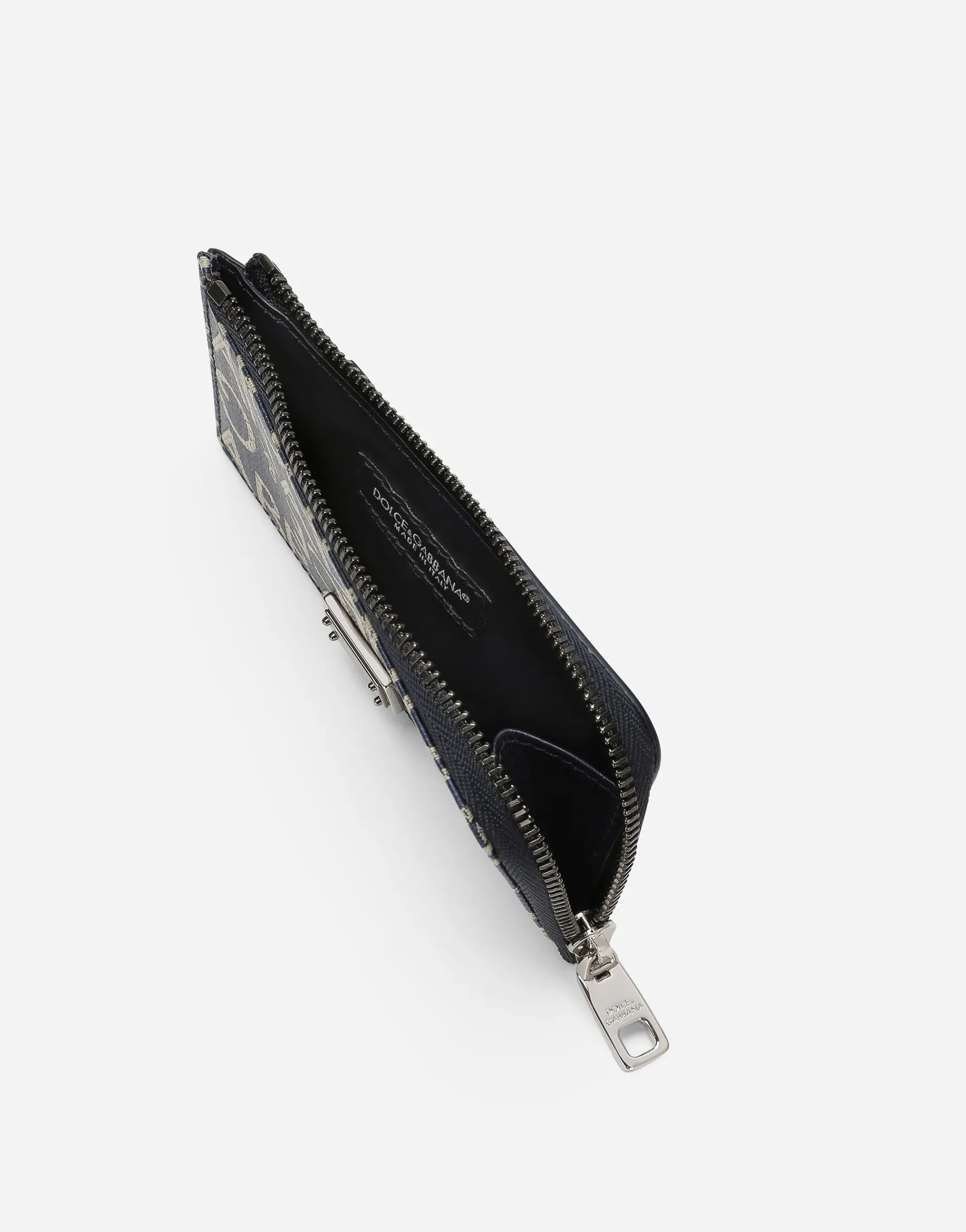 Coated jacquard card holder