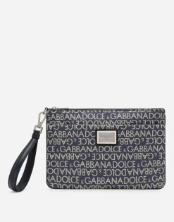 Coated jacquard clutch