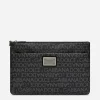 Coated jacquard clutch