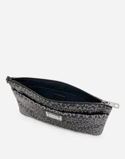 Coated jacquard clutch