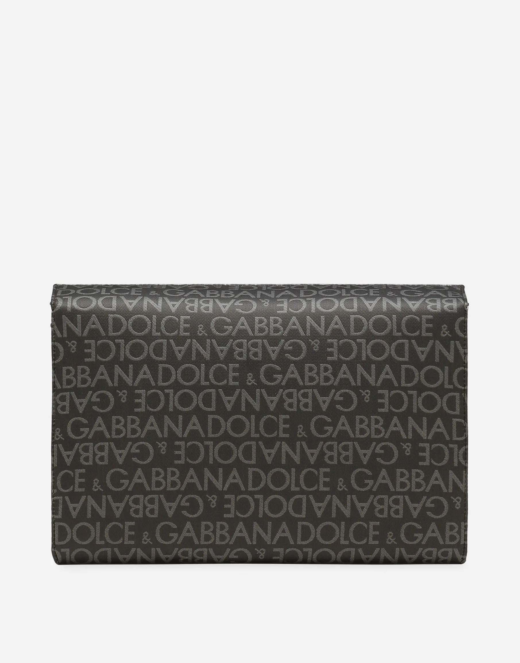 Coated jacquard crossbody bag