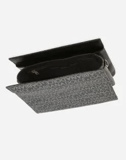 Coated jacquard crossbody bag