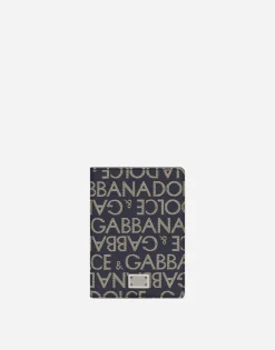 Coated jacquard passport case