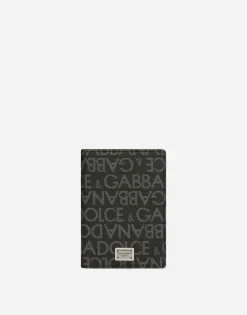 Coated jacquard passport holder