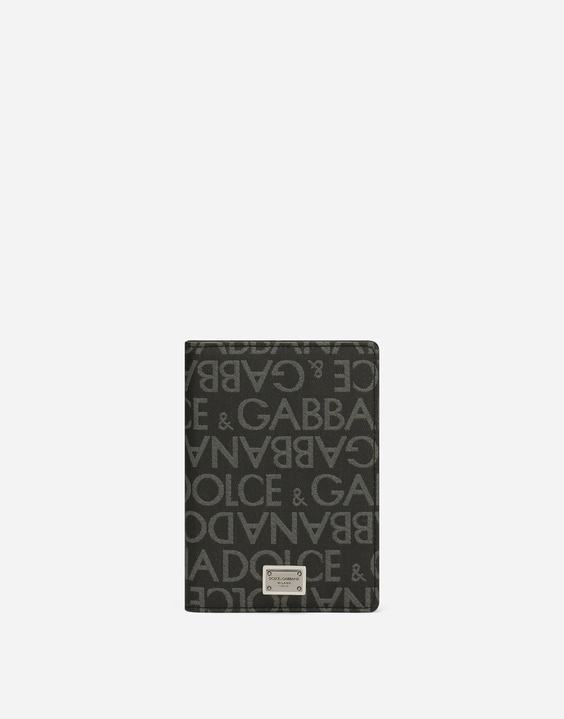 Coated jacquard passport holder