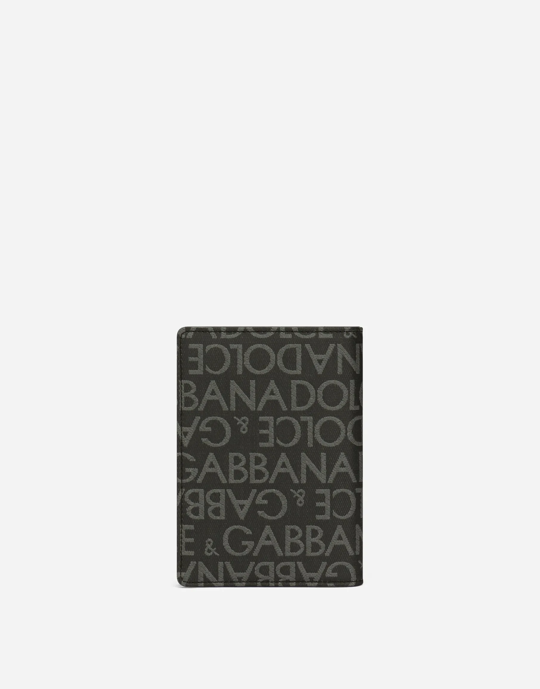 Coated jacquard passport holder
