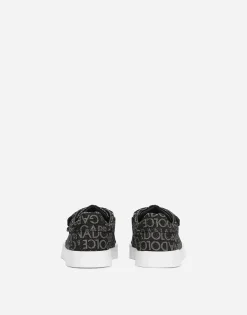 Coated jacquard Portofino sneakers