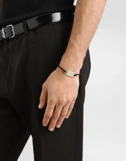 Cord bracelet with Dolce&Gabbana tag