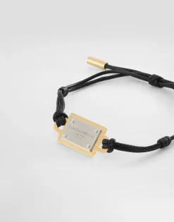 Cord bracelet with Dolce&Gabbana tag