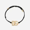 Cord bracelet with large DG logo