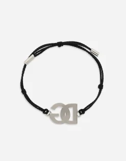 Cord bracelet with large DG logo
