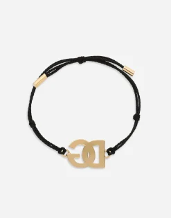 Cord bracelet with large DG logo