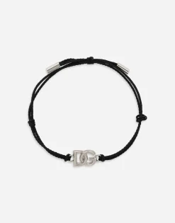 Cord bracelet with small DG logo