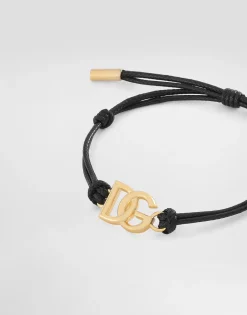 Cord bracelet with small DG logo