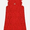 Cordonetto lace midi dress